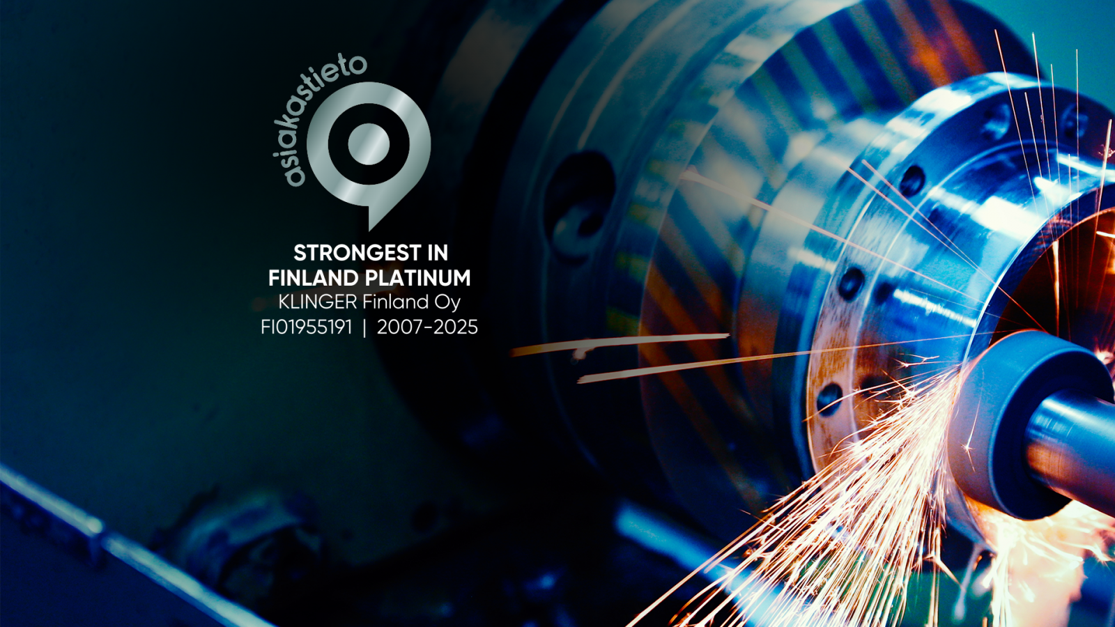 KLINGER Finland receives The Strongest in Finland Platinum Certificate