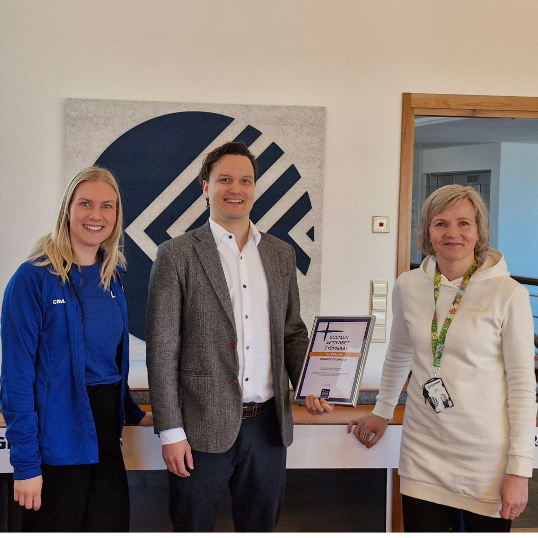 Suomen Aktiiviset Työpaikat -sertifikaatin luovutus