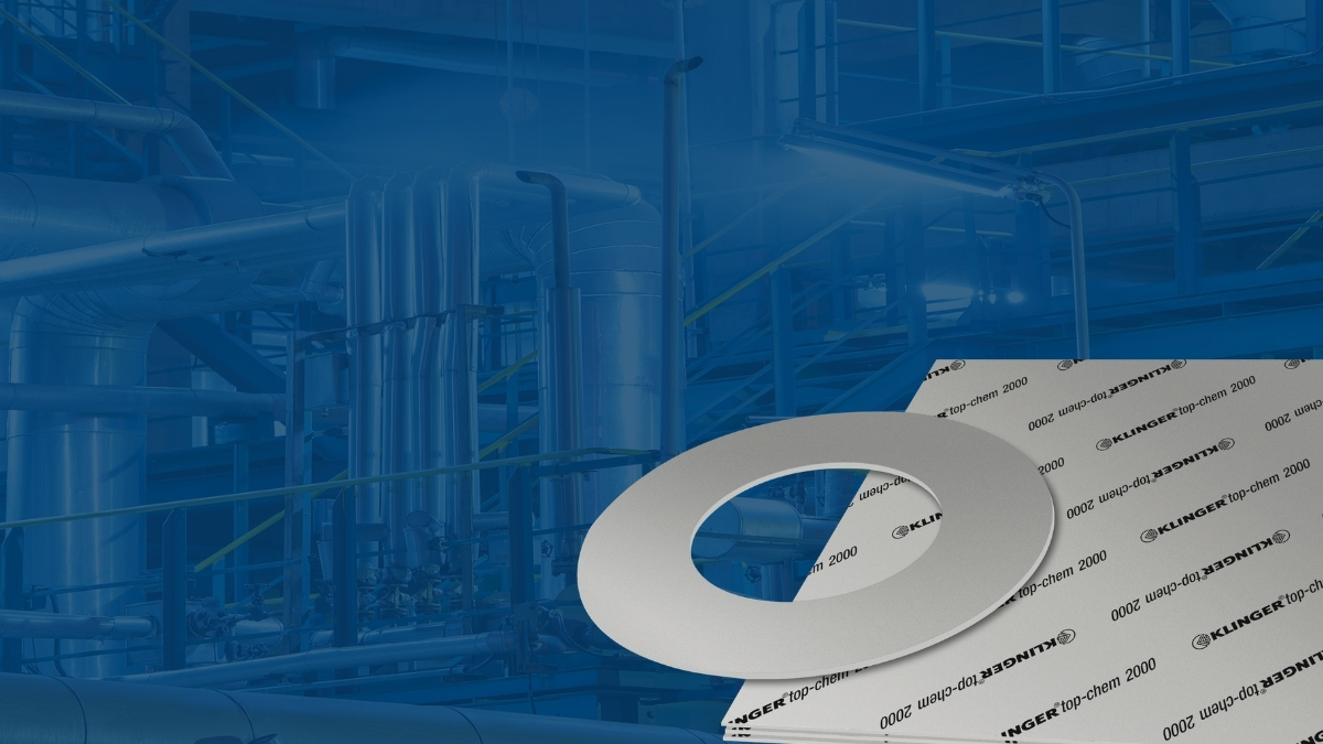 KLINGER top-chem 2000 PTFE-tiiviste vaativiin prosessiteollisuuden kohteisiin